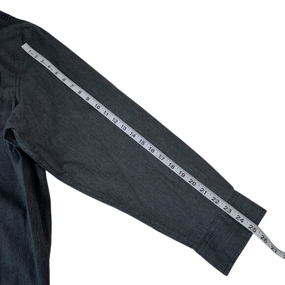 Wrangler Mens Grey Long-Sleeve Button-Up Work Shirt Size 2XL Cotton Blend - Picture 5 of 12